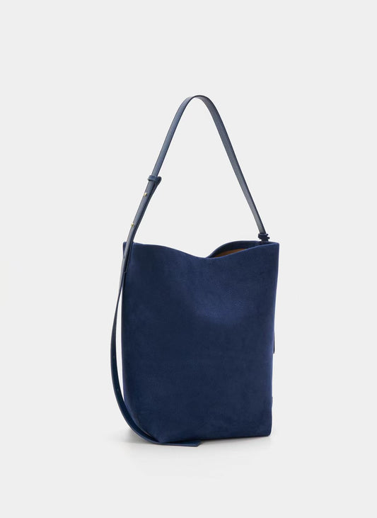 149$ Dark Blue Charm · Adjustable Strap Bucket Shoulder Bag